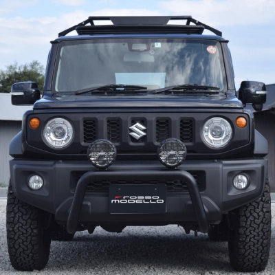 JB74W ジムニーシエラ フロントバンパーガード ランプステー付き