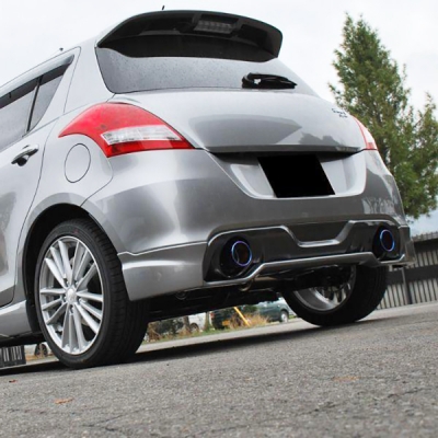 ZC32S スイフト COLBASSO Ti-C マフラー チタニウムブルー テール