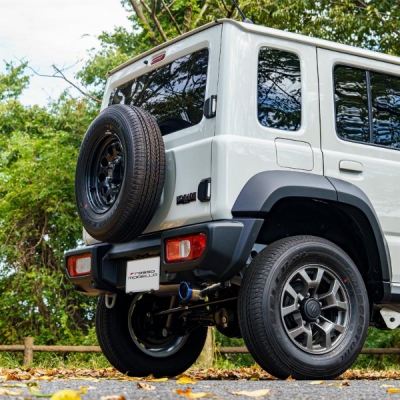 JC74W ジムニーノマド マフラーカッター MARVELOUS T1 チタンテール