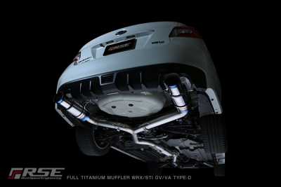 WRX/STI GV/VA フルチタンマフラー TYPE-D GV/VA WRX STi フルチタンマフラーキット TYPE-D | Autostyle
