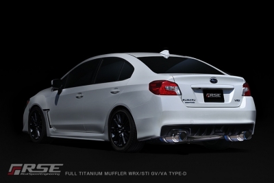GV/VA WRX STi フルチタンマフラーキット TYPE-D | Autostyle