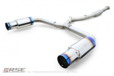 GV/VA WRX STi フルチタンマフラーキット TYPE-D | Autostyle