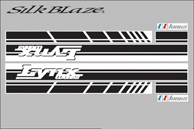 N-BOX/N-BOXカスタム JF1/2 LynxWorks サイドデカール ブラック 