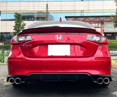 FL1 シビック カーボンリアスポイラー クリアー塗装済み | Autostyle