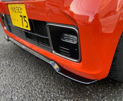 JG3 N-ONE RS フロントリップスポイラー クリスタルブラックパール塗装