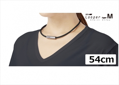 送料無料｣ セブ/SEV ルーパー ネックレス タイプM 54cm ブラック