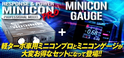JW5 S660 siecle MINICON(ミニコン)-PRO x GAUGE お買い得セットMCP