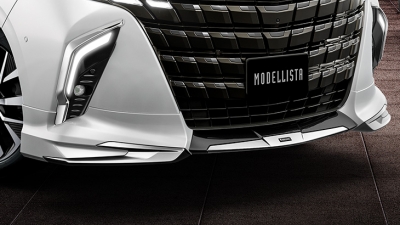ALPHARD MODELLISTA フロントスポイラー　 札幌近郊は直接渡し可 40系 アルファード MODELLISTA フロントスポイラー (BRIGHT NOBLE