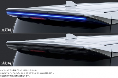 新品　40系ヴェルファイア　ルーフスポイラー(スモークメッキ) 40系 ヴェルファイア for Z Premier MODELLISTA イルミルーフ