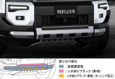 t*0様 ランクル250フロントバンパーガードモデリスタMODELLISTE Land Cruiser 