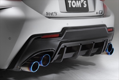 LEXUS RC F 前期 USC10 リアバンパーディフューザー カーボン製 クリア