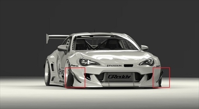 86 ZN6 パンデム バージョン3専用 フロントカナード | Autostyle