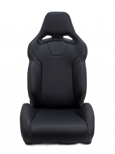 JADE スタイリッシュシートカバー for RECARO SR-S ブラック×レッド