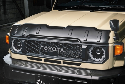 GDJ76W ランドクルーザー70 CROSS LINE ボンネットプロテクター AES製